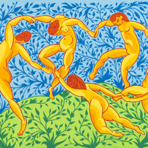 The Dance (after Matisse, c. 1910) / Gouache / 20x16 / $500