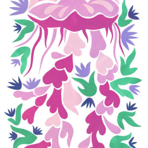 Jellyfish / Cut Paper / 24x50 / $1500