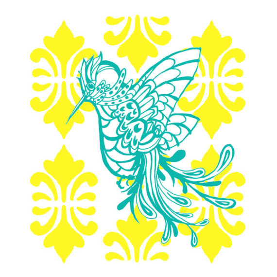 Hummingbird Screenprint